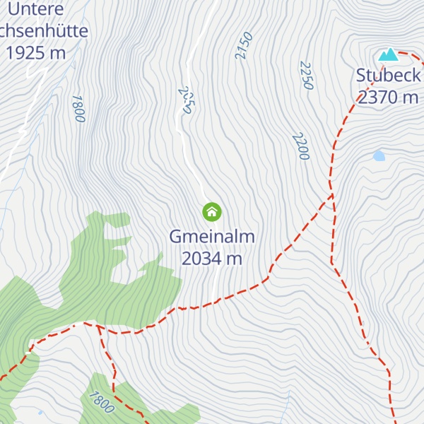 Map of Gmeinalm