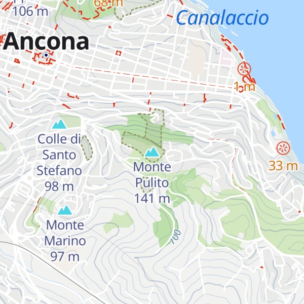 Map of Monte Pulito