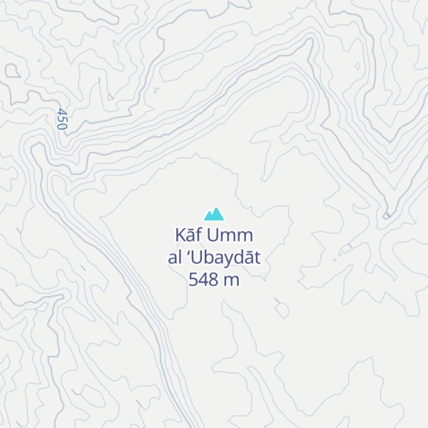 Map of Kāf Umm al ‘Ubaydāt