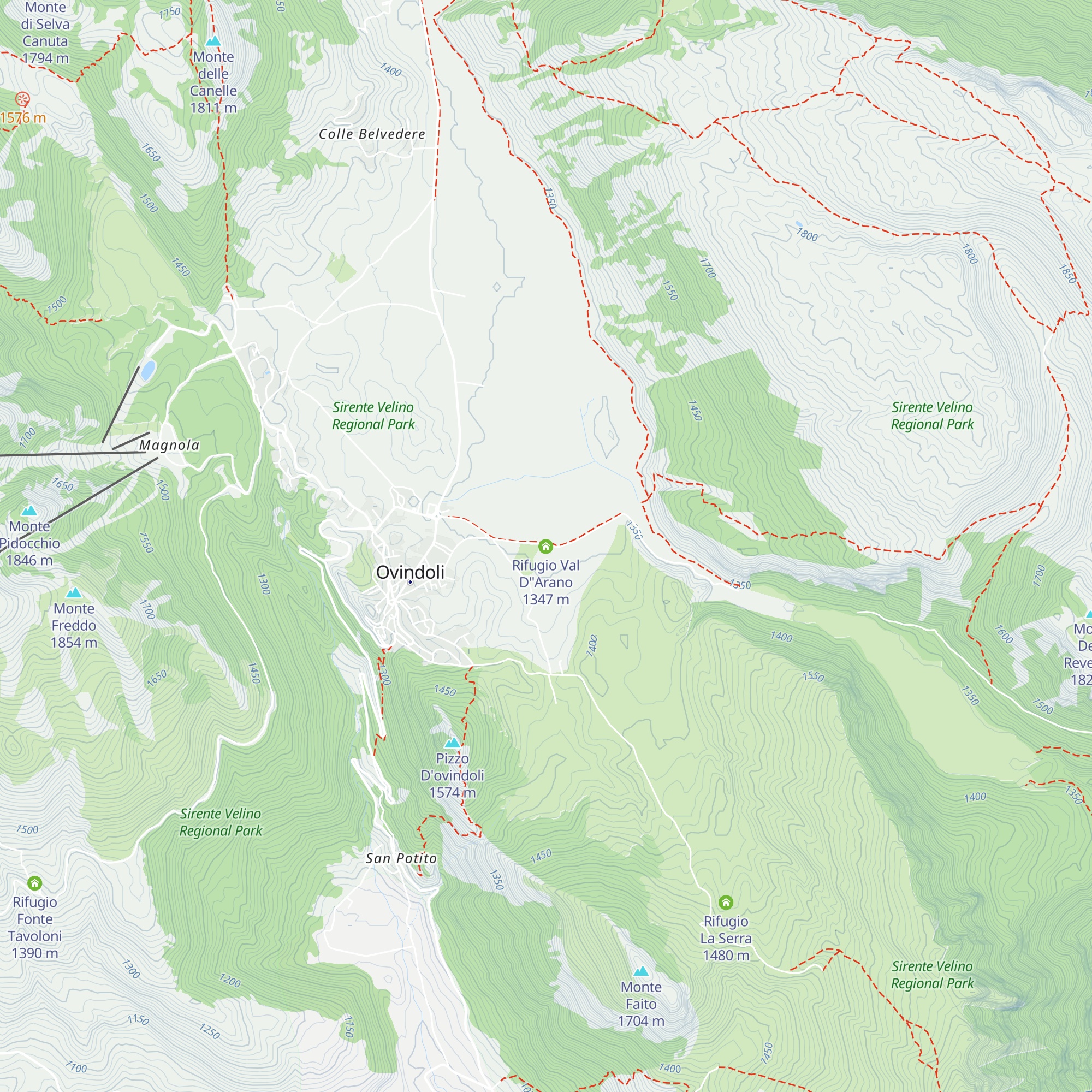 Rifugio Val d'Arano map