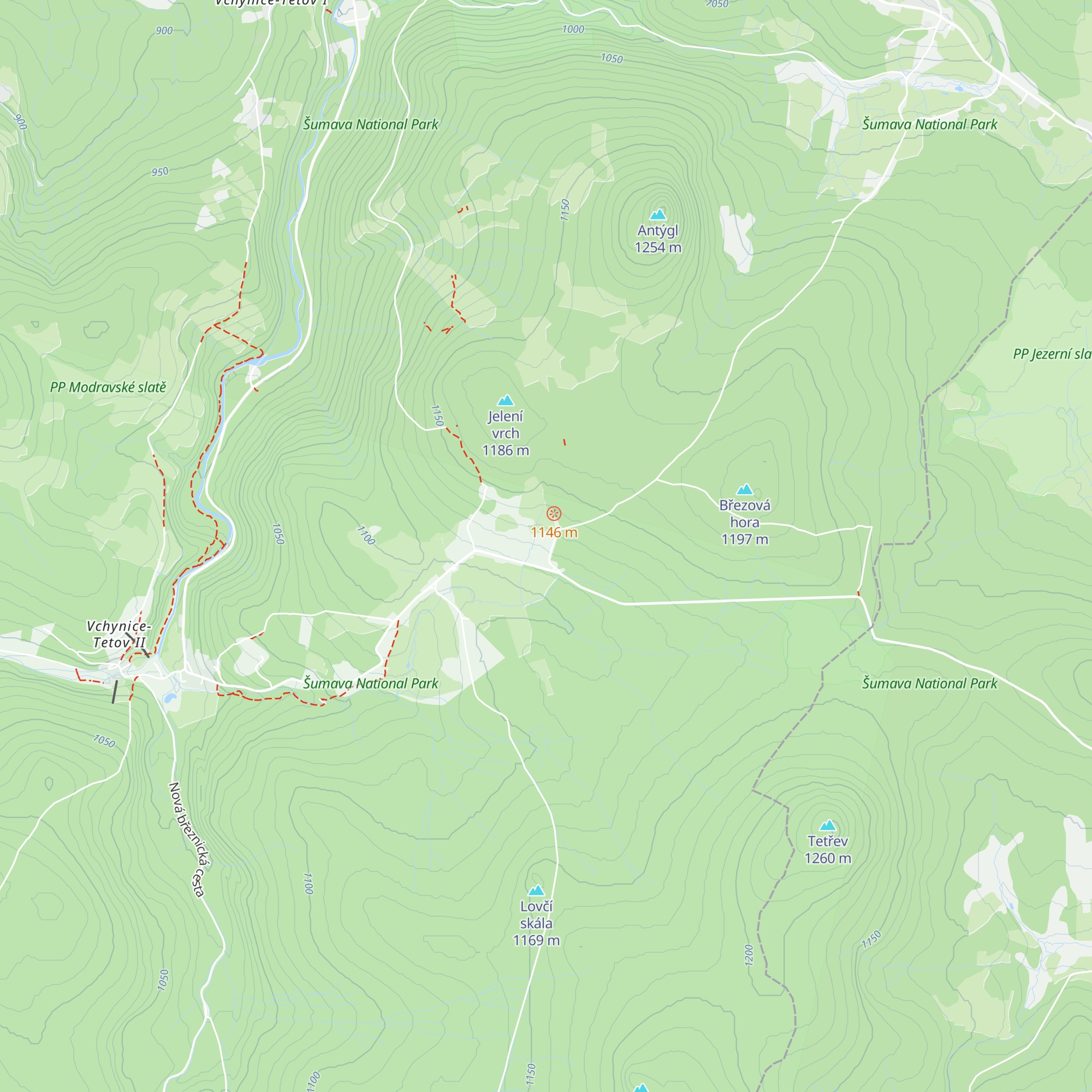 Hirschütte map
