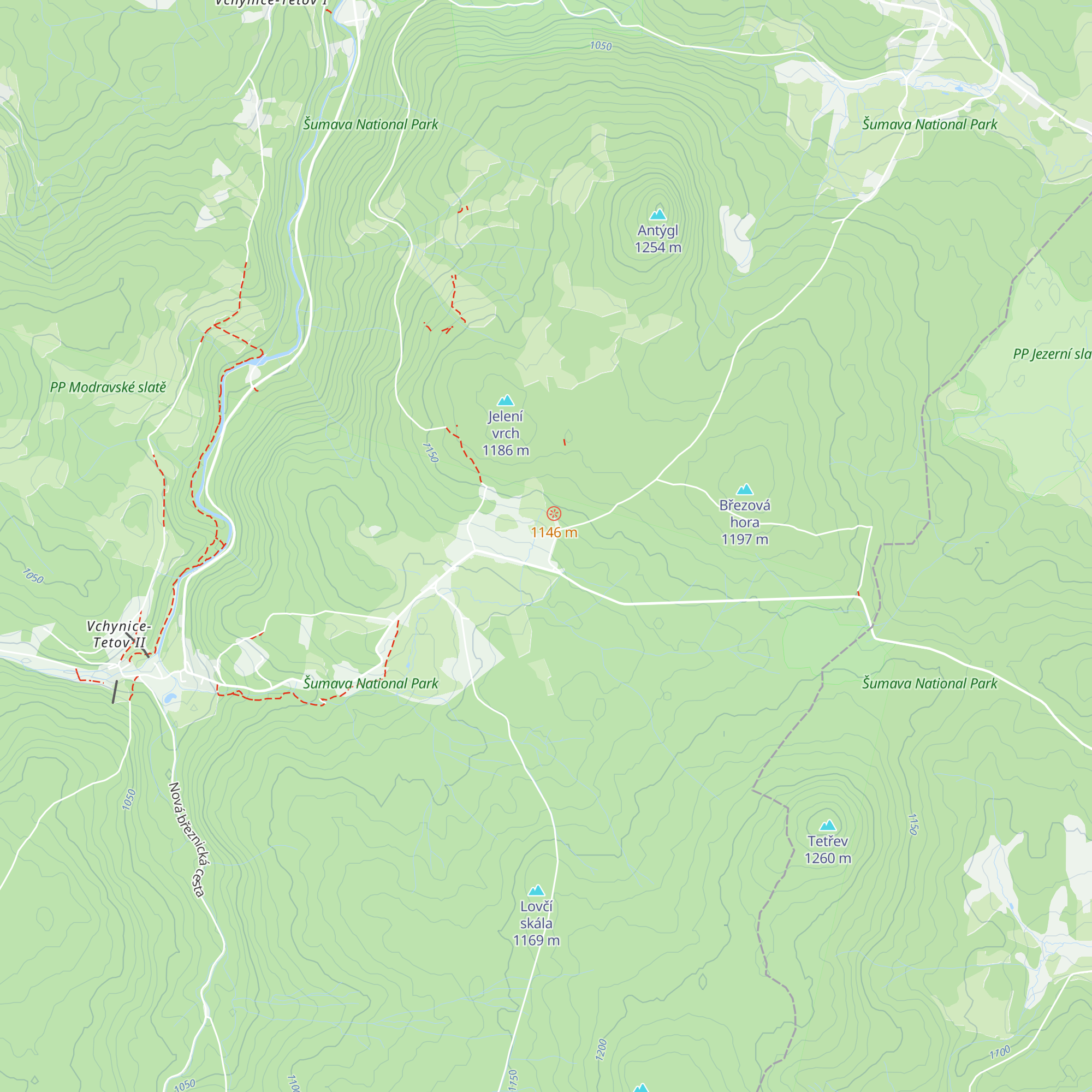 Hirschütte map