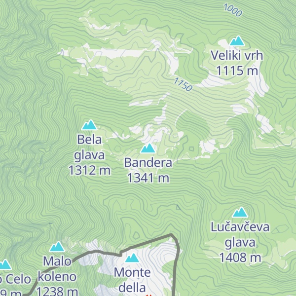Map of Bandera