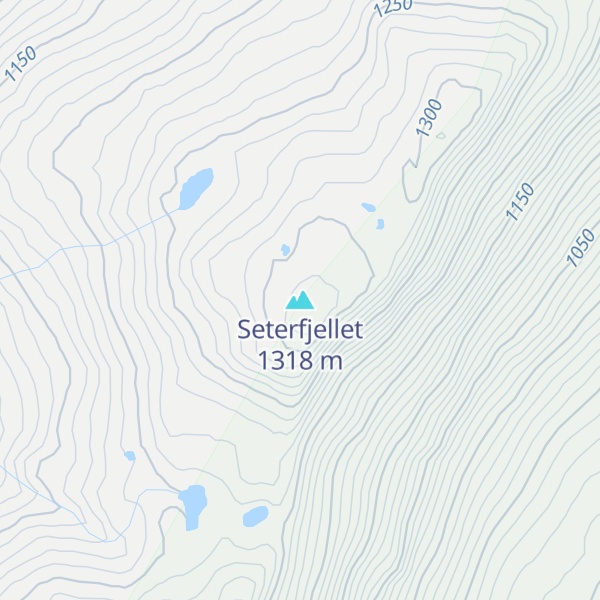 Map of Seterfjellet
