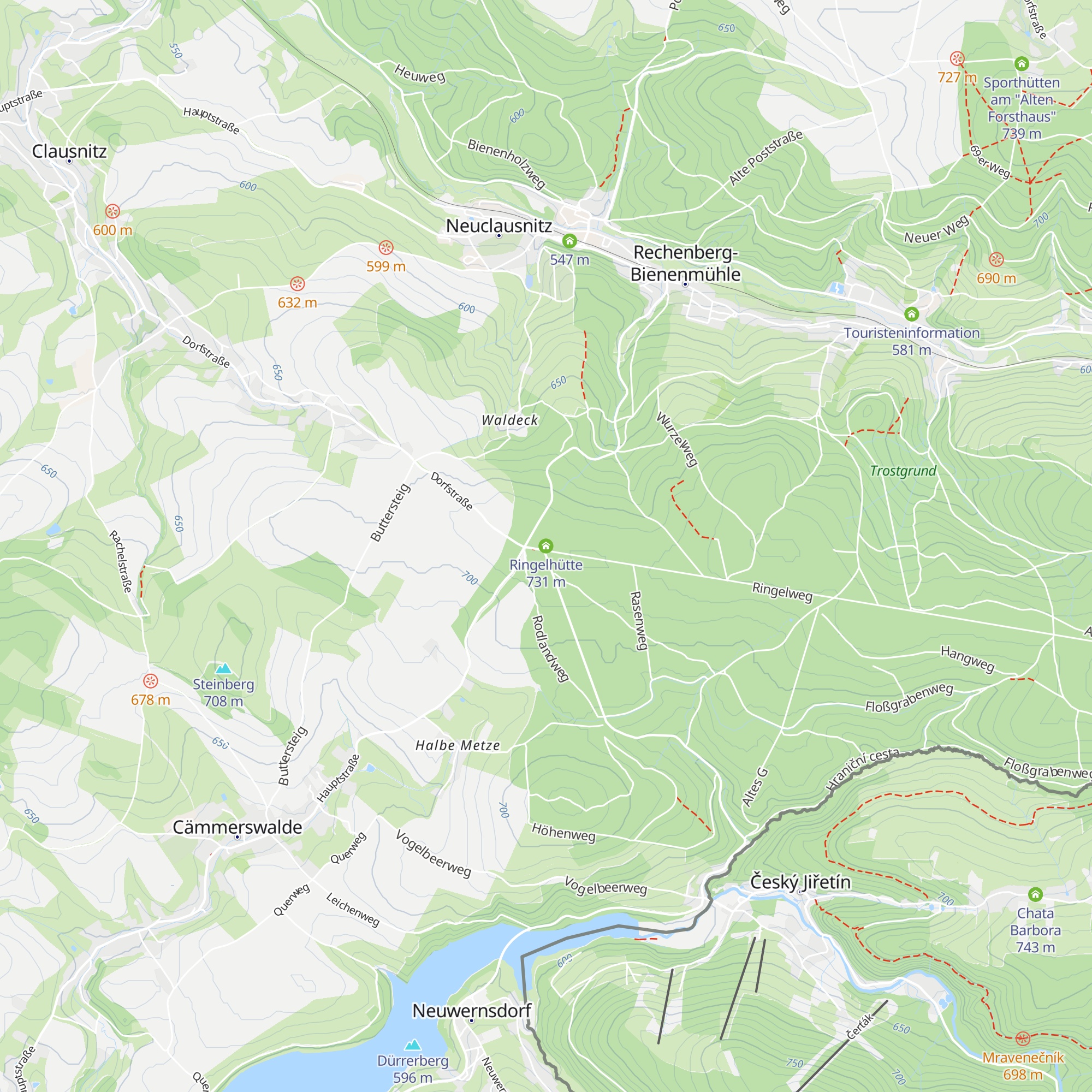 Ringelhütte map