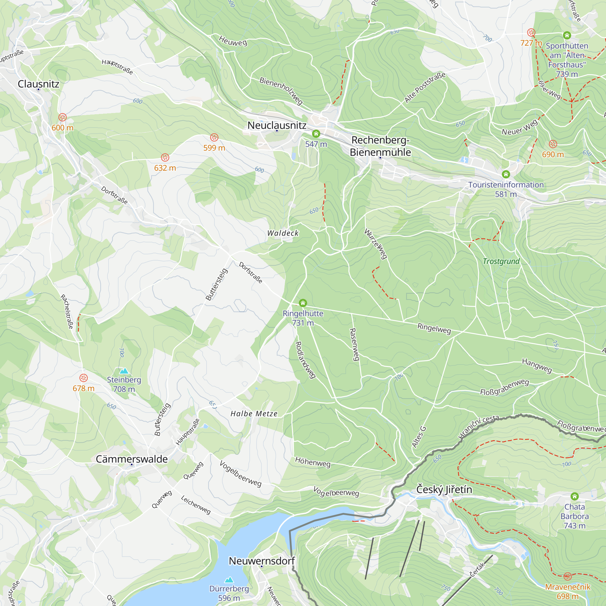 Ringelhütte map