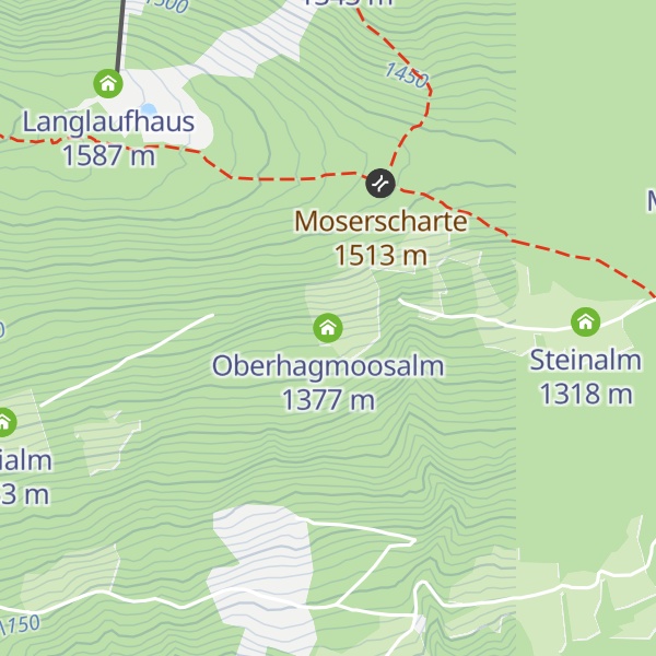 Map of Oberhagmoosalm