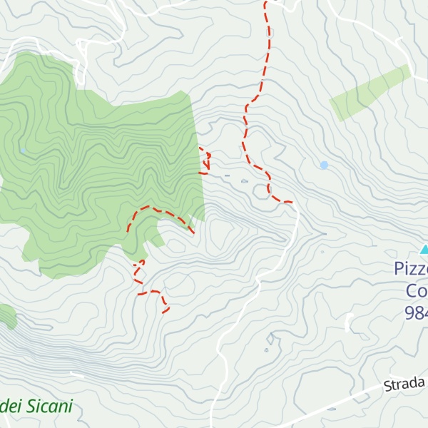 Map of Cozzo Voturo