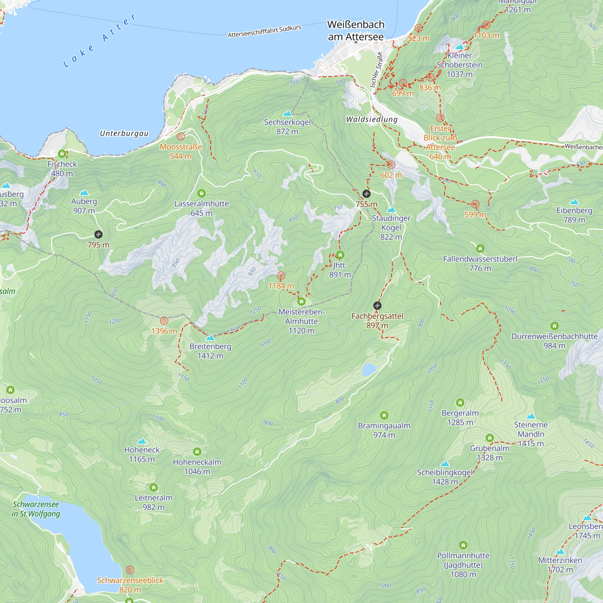 Meistereben-Almhütte map