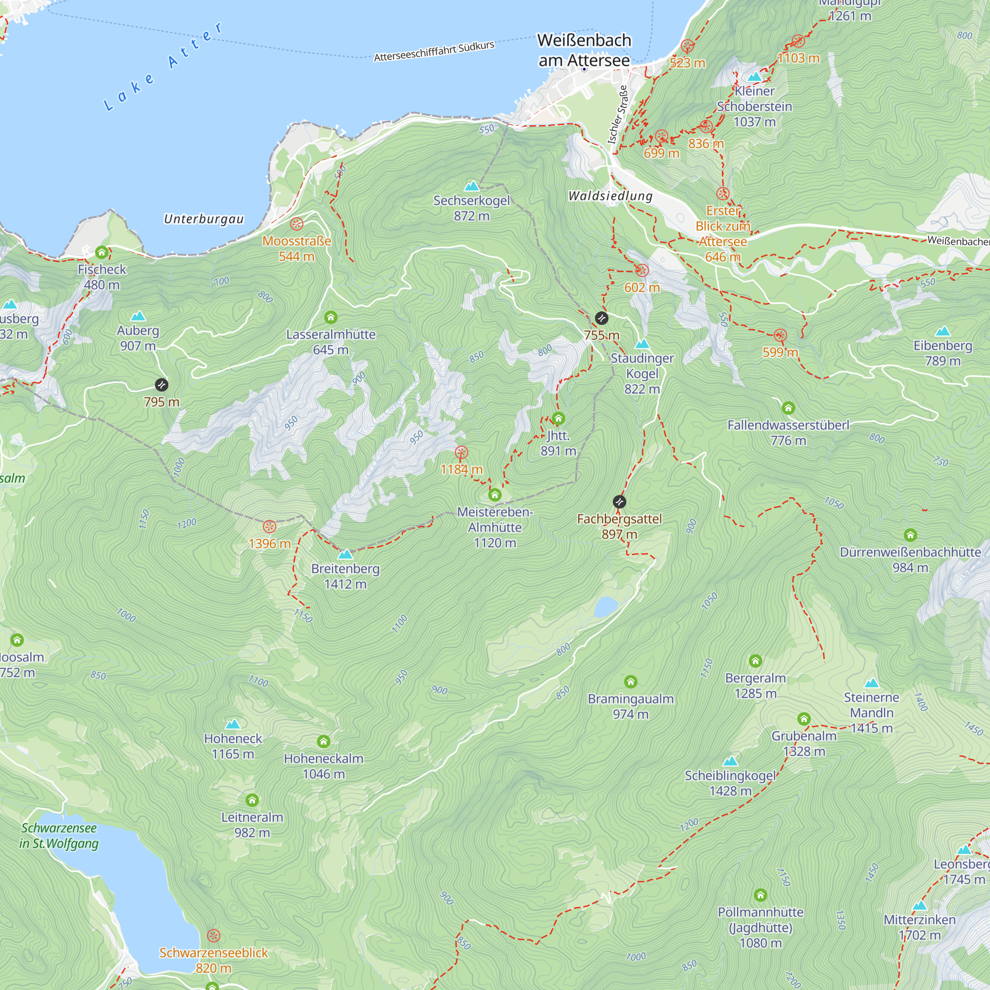 Meistereben-Almhütte map