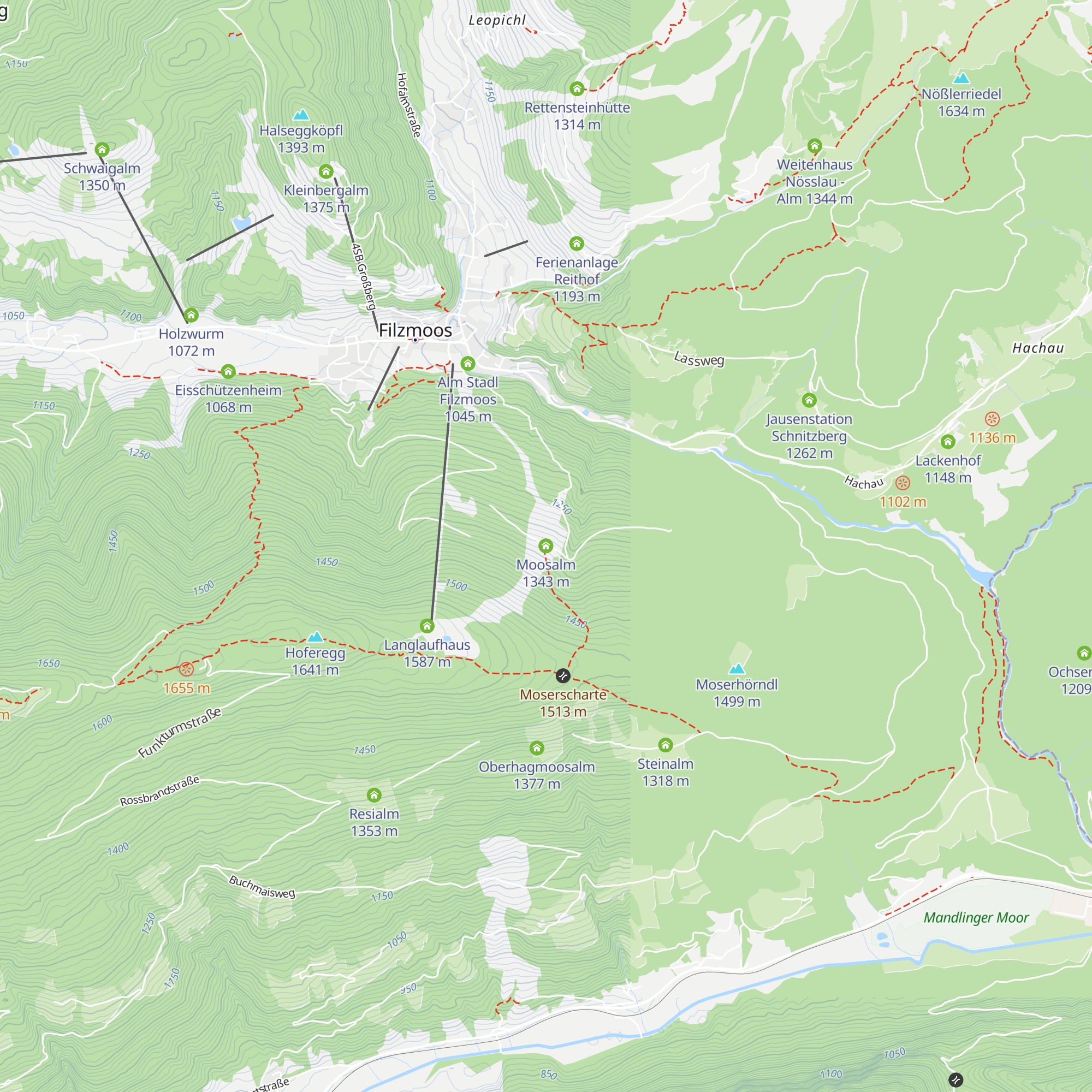 Moosalm map