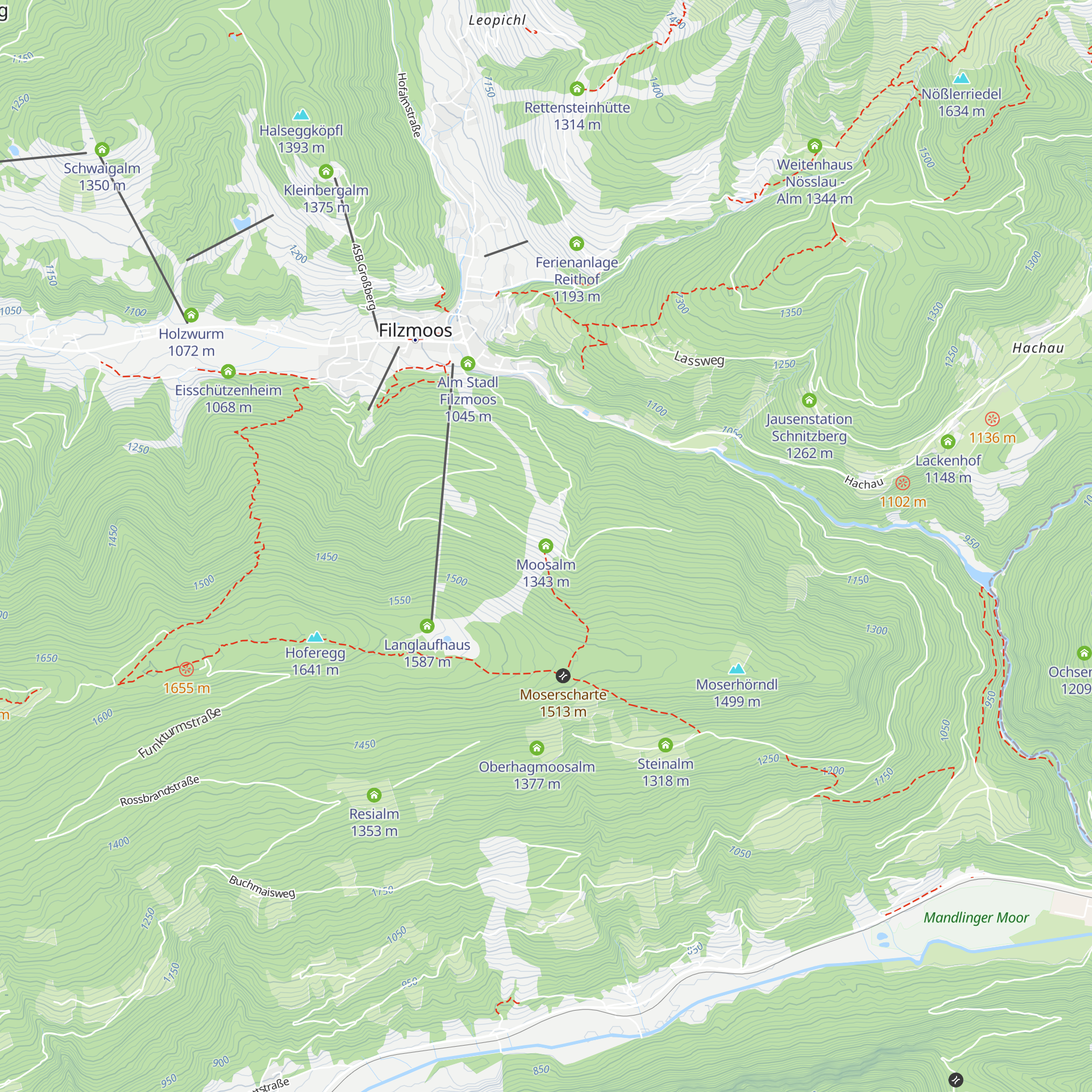 Moosalm map