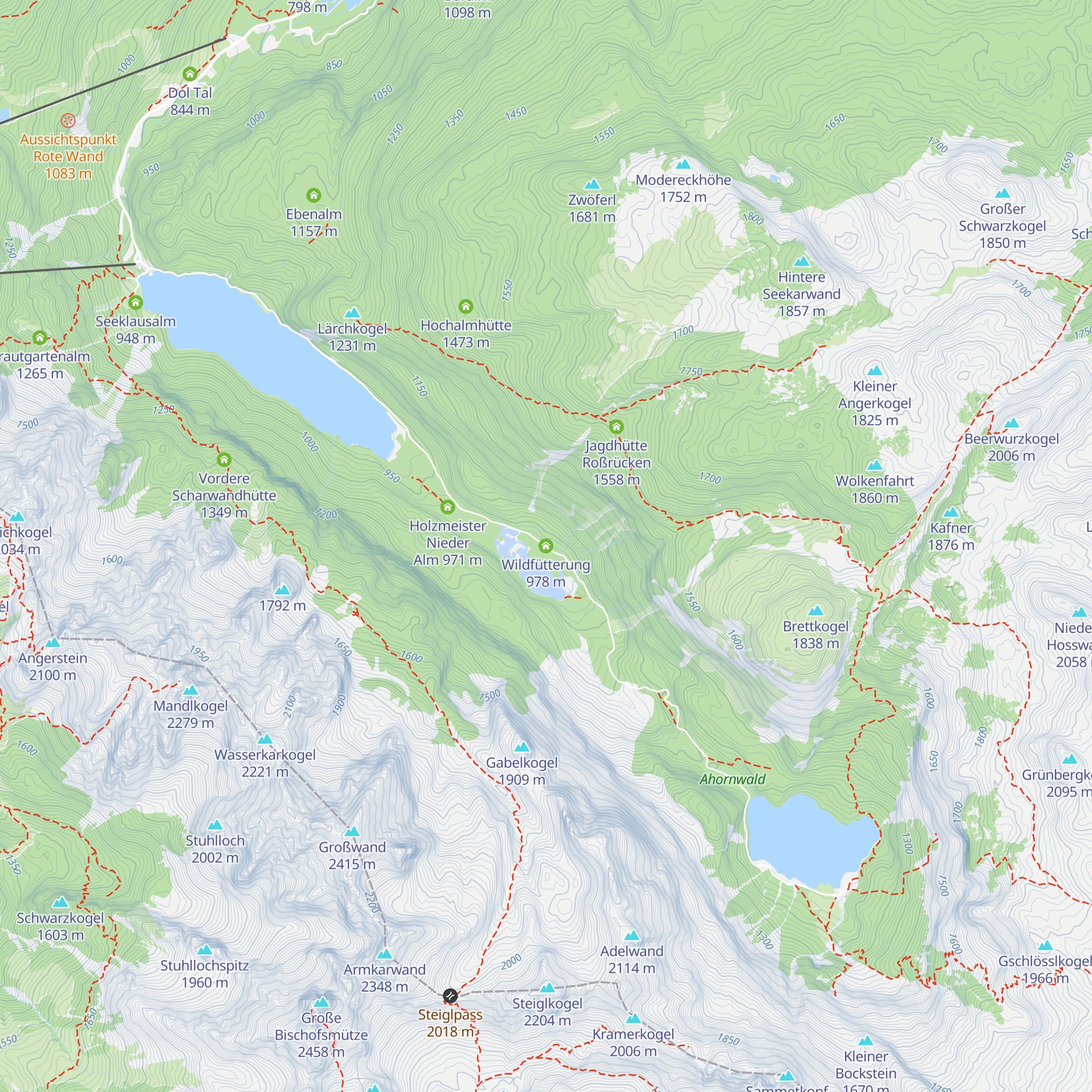 Wildfütterung map
