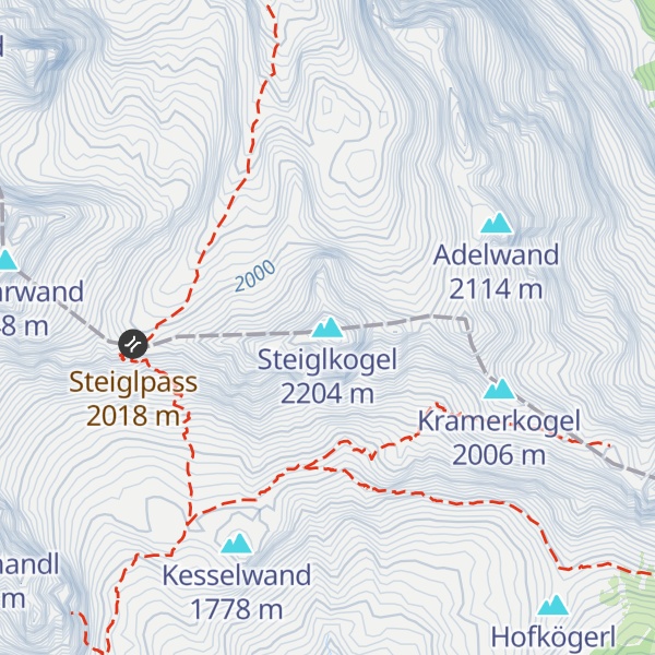 Map of Steiglkogel