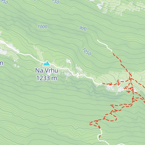Map of Lovska koča Starijski vrh