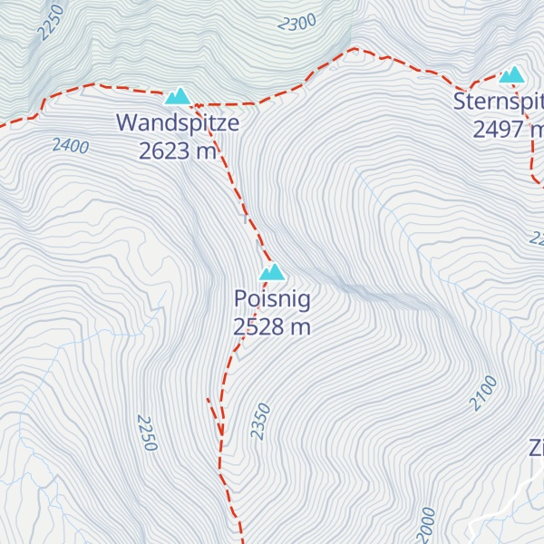 Map of Poisnig