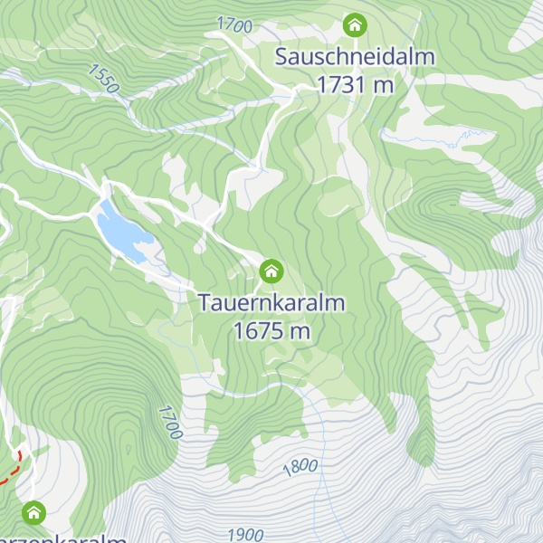 Map of Tauernkaralm