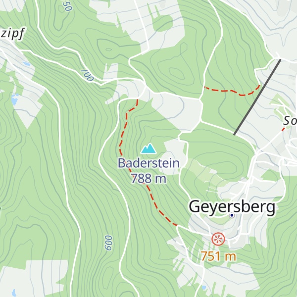 Map of Baderstein