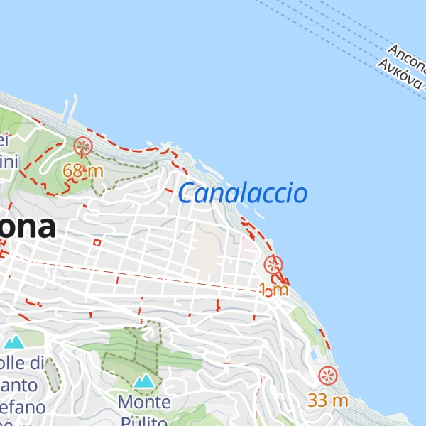 Map of Monte Gallina