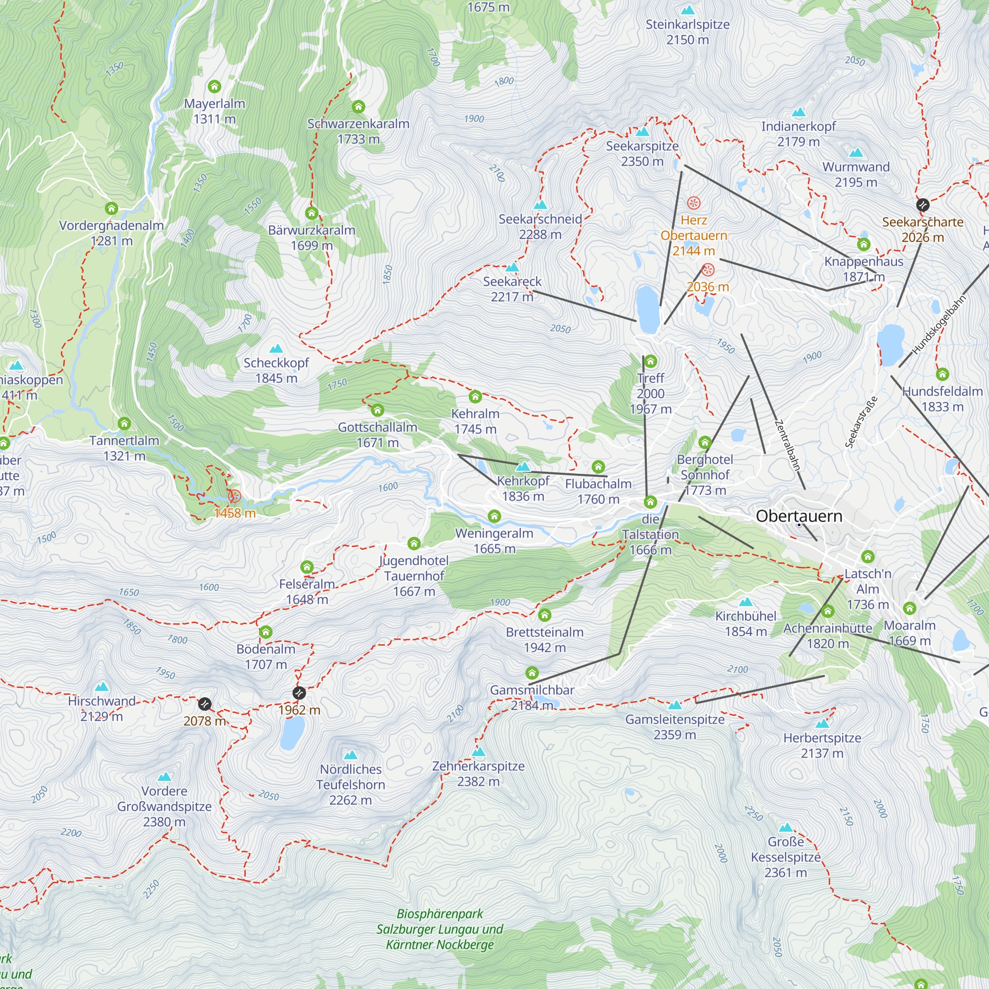 Almrauschütte map