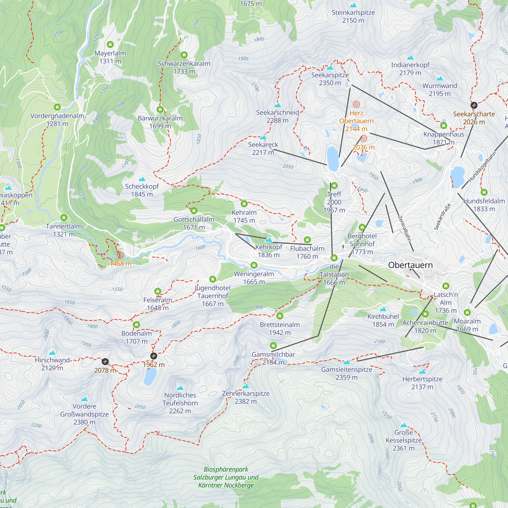 Almrauschütte map