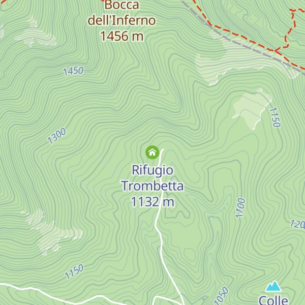 Map of Rifugio Trombetta