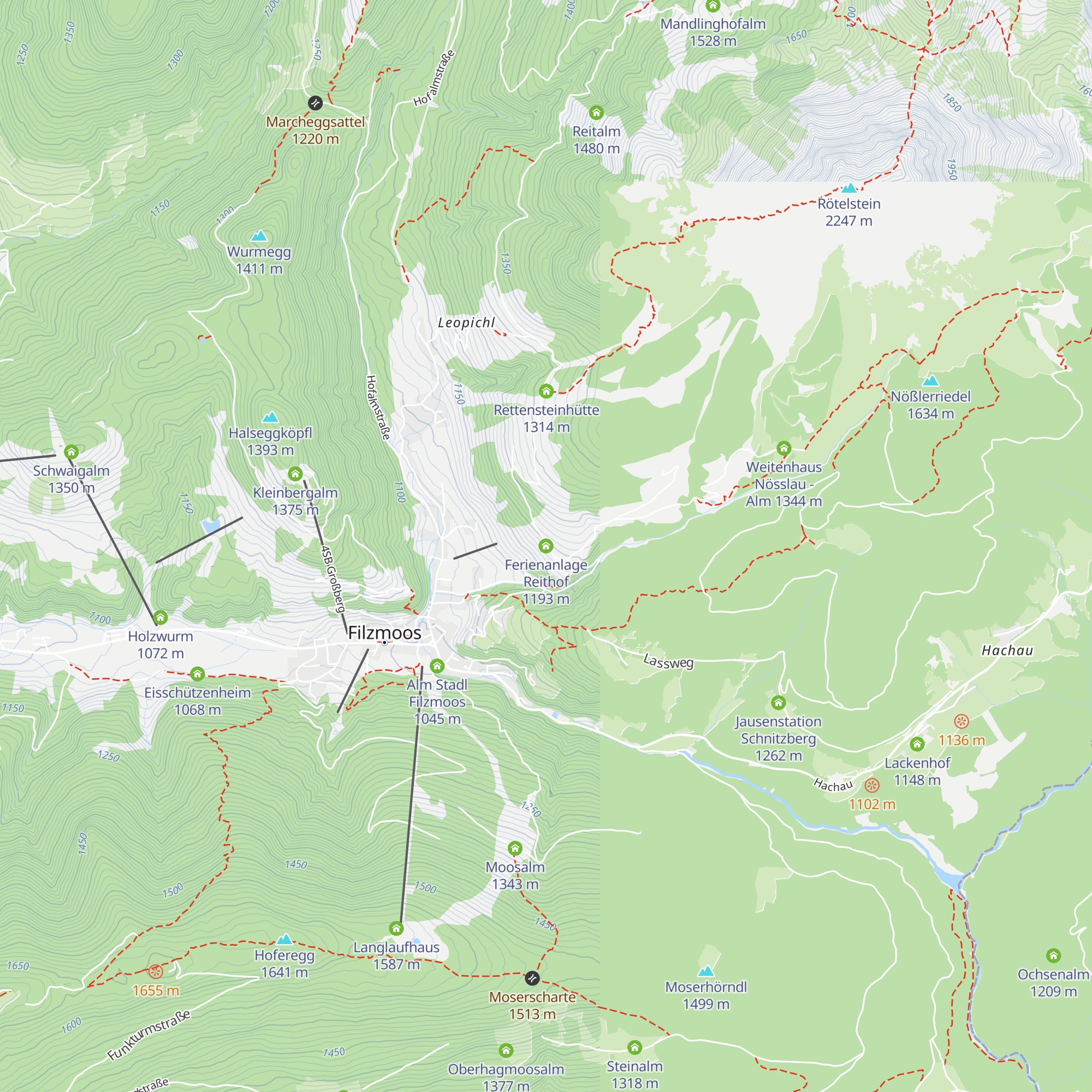 Ferienanlage Reithof map