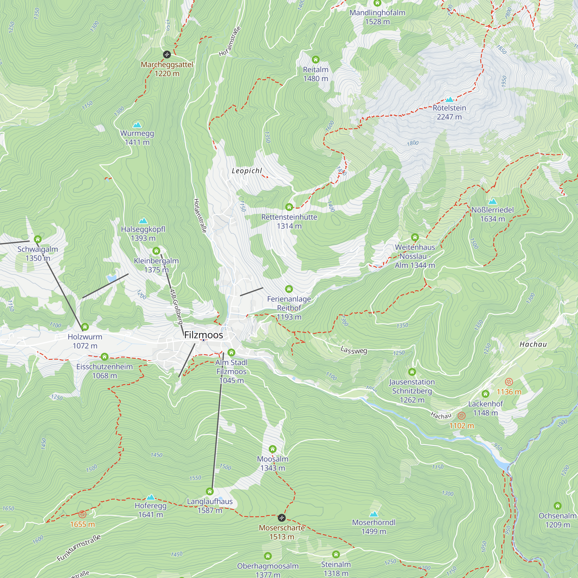 Ferienanlage Reithof map