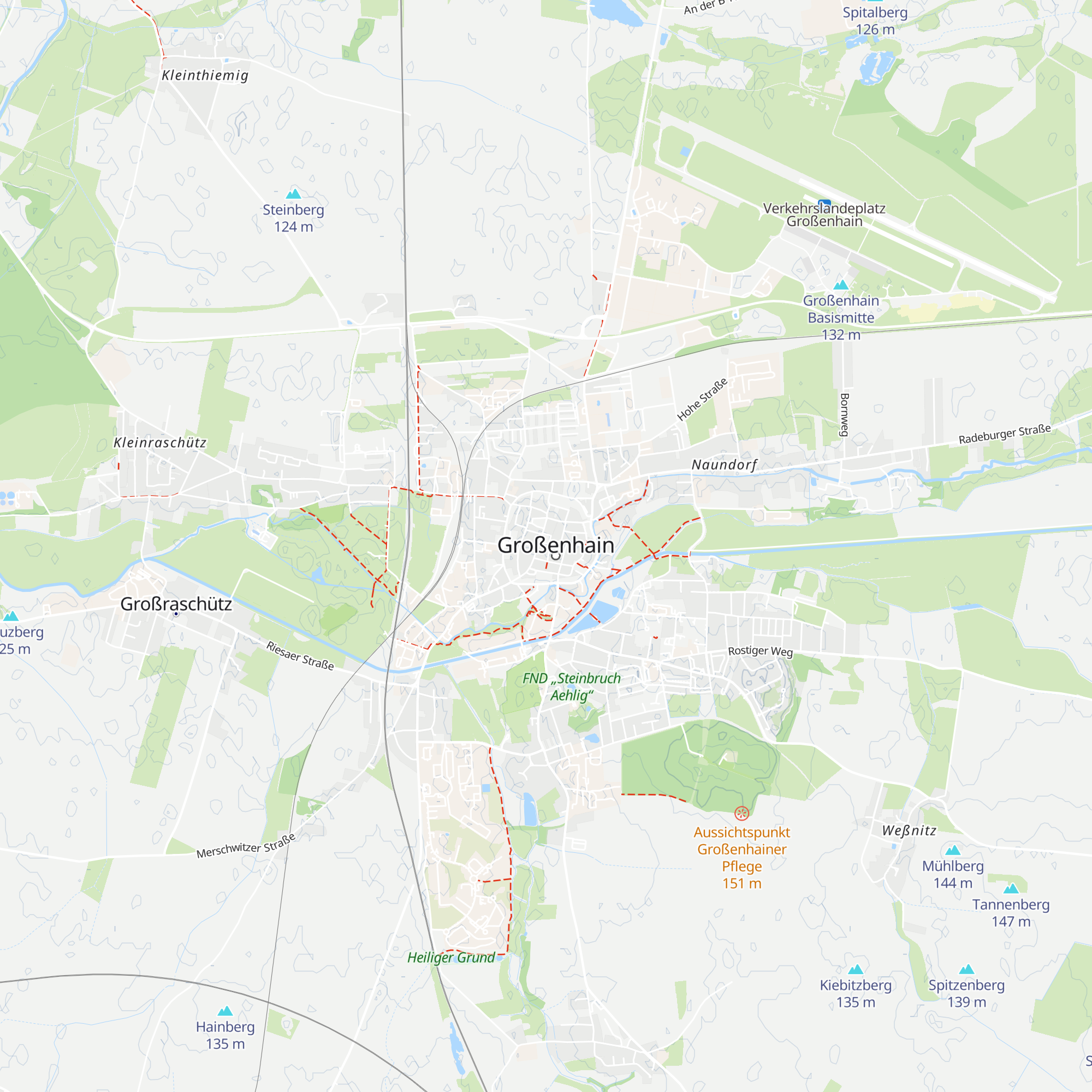 Großenhain-Information map