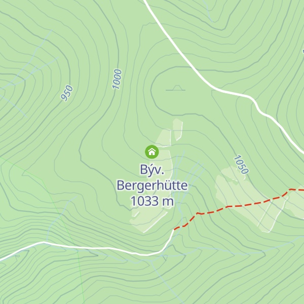 Map of Býv. Bergerhütte