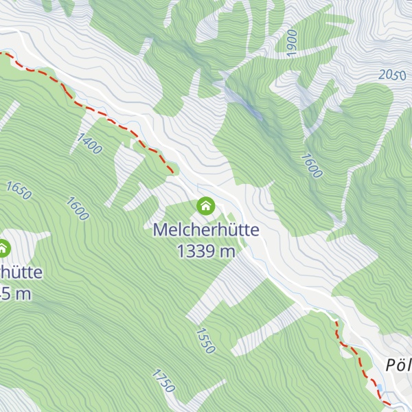 Map of Melcherhütte