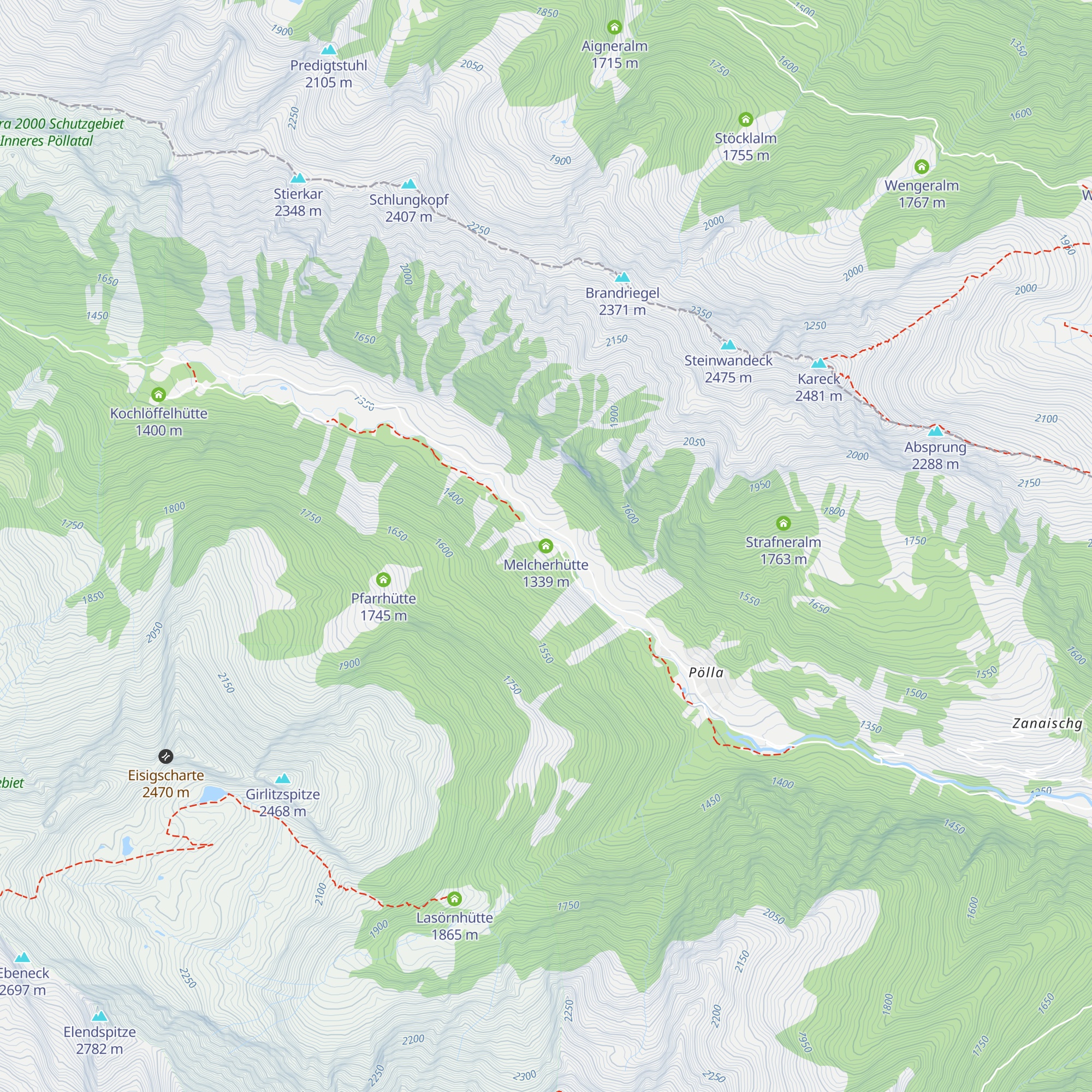 Melcherhütte map