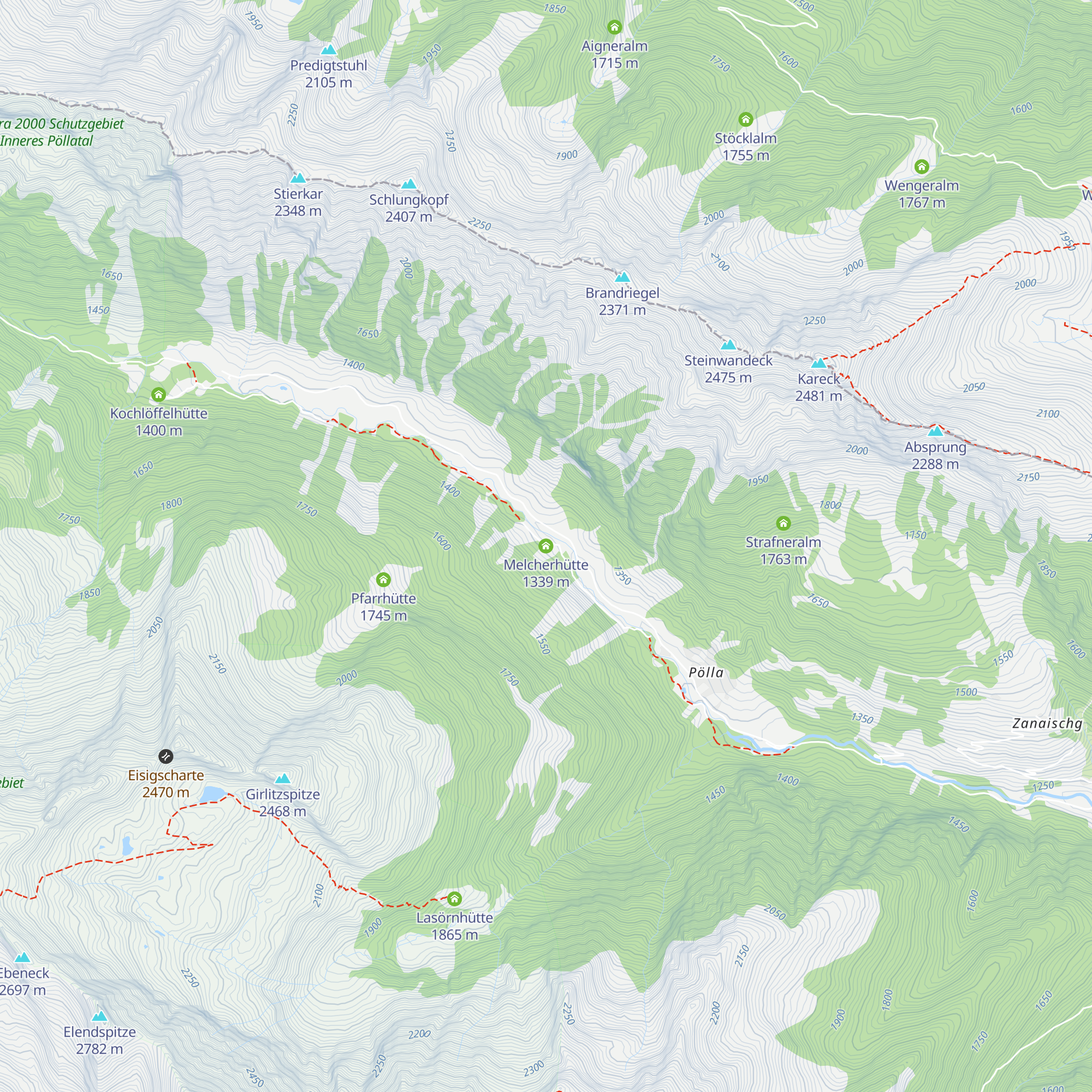 Melcherhütte map