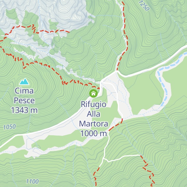 Map of Rifugio Alla Martora