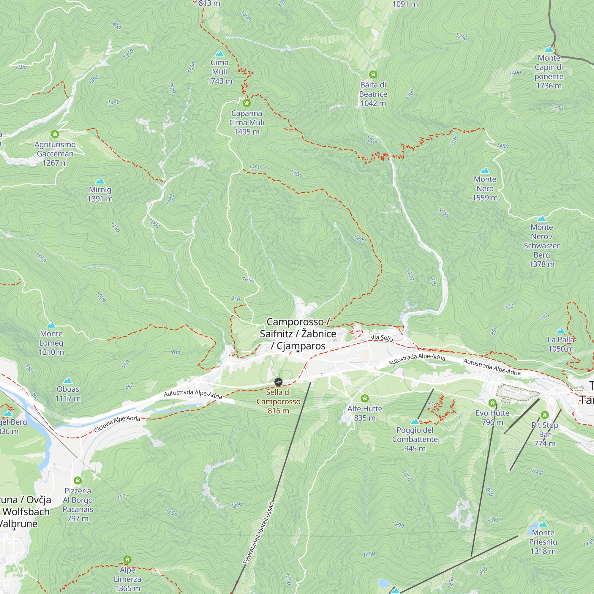 Koča Svetega Jožefa map