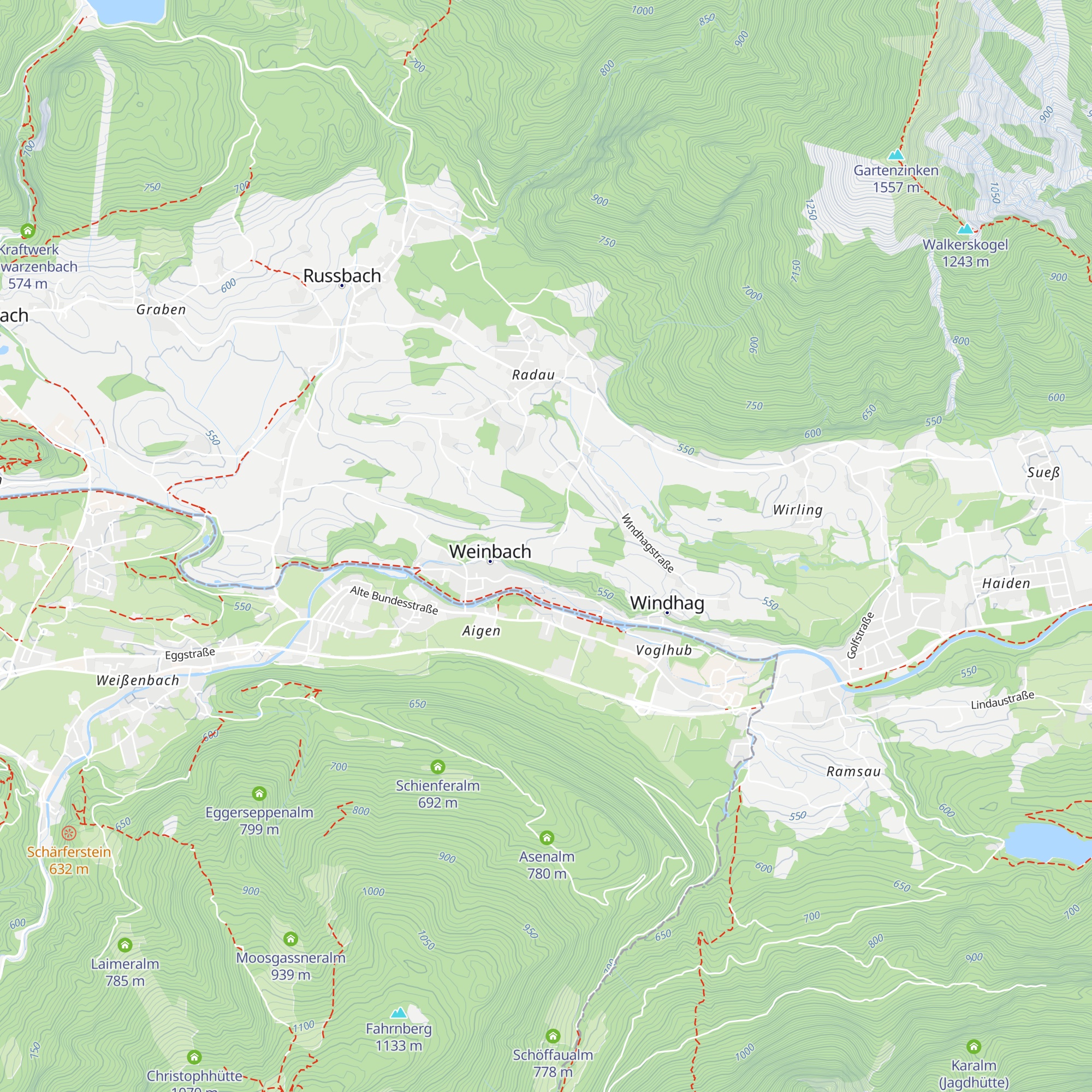 Plaiknerbauer map