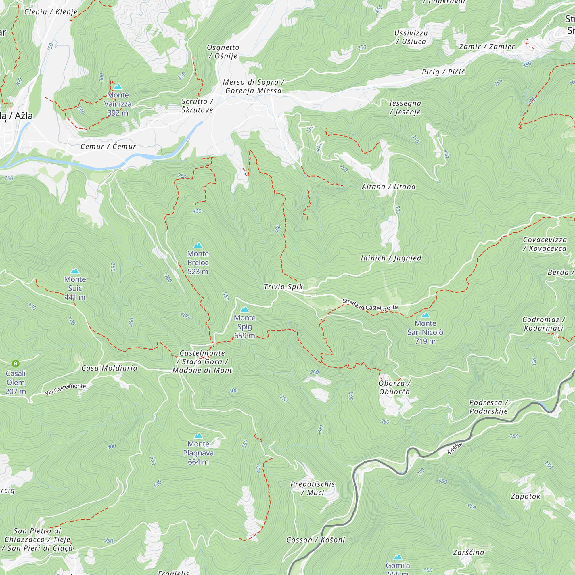 Locanda al Trivio map