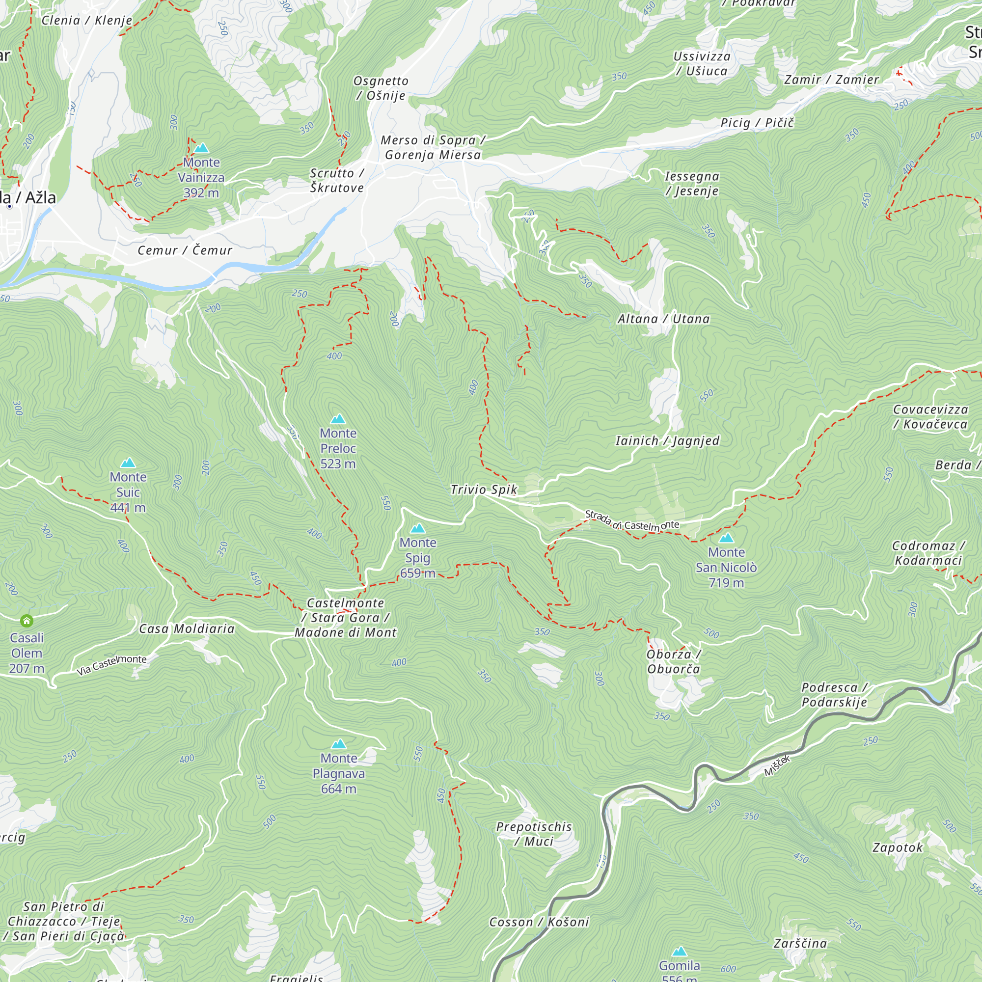 Locanda al Trivio map