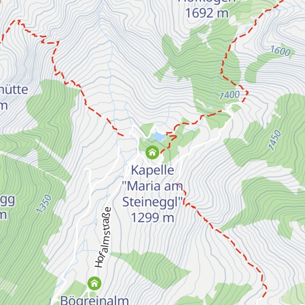 Map of Kapelle "Maria am Steineggl"