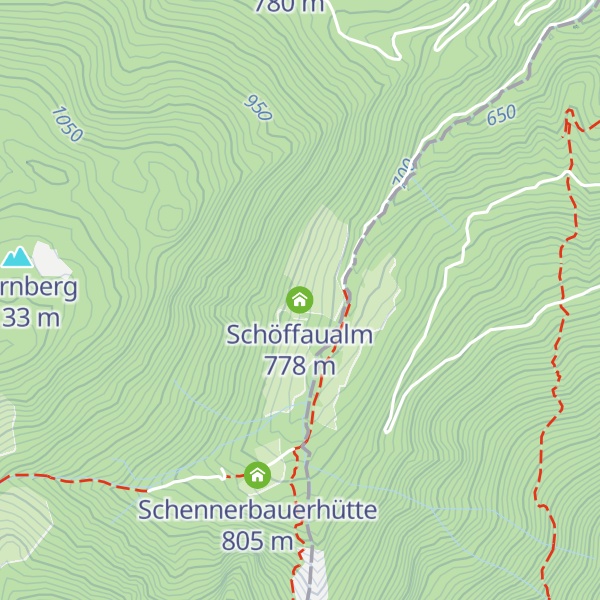 Map of Schöffaualm