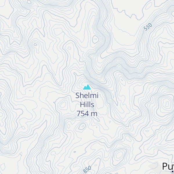 Map of Shelmi Hills