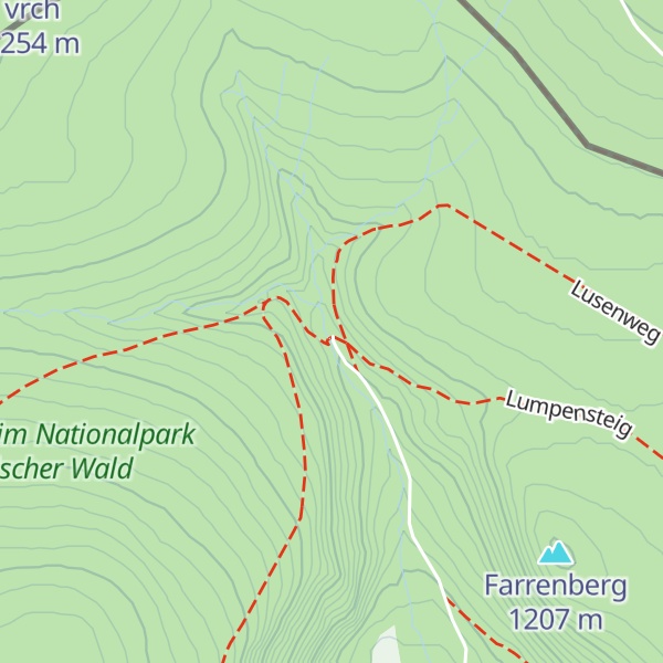 Map of Schwarzbachklause (Diensthütte)