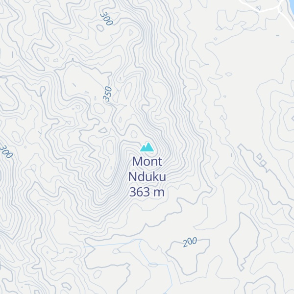 Map of Mont Nduku