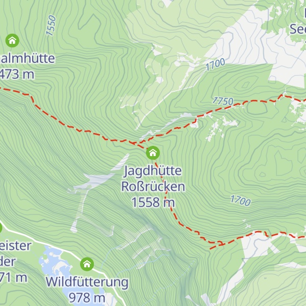 Map of Jagdhütte Roßrücken