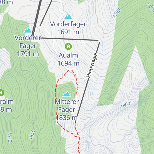 Map of Zeffereralm