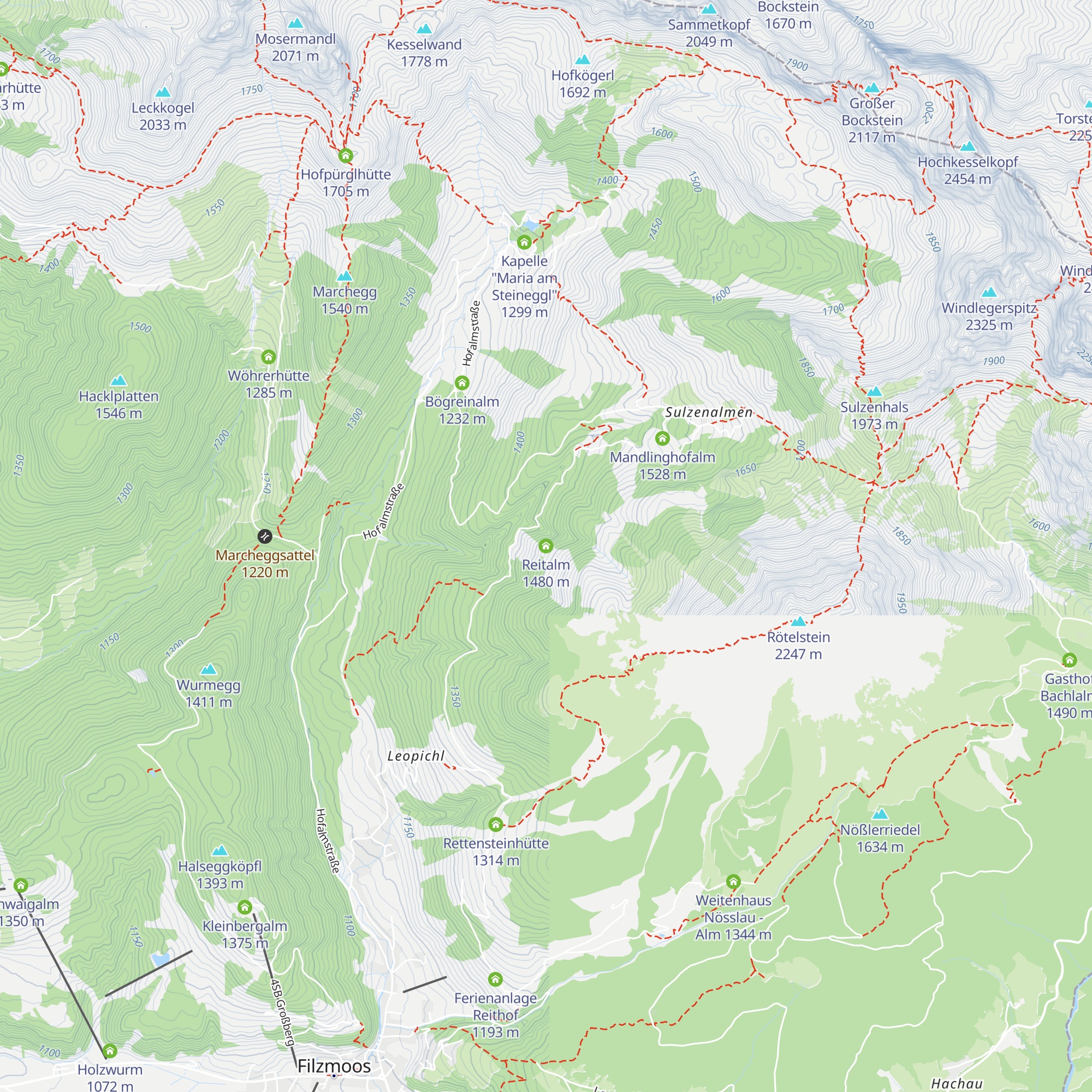 Reitalm map