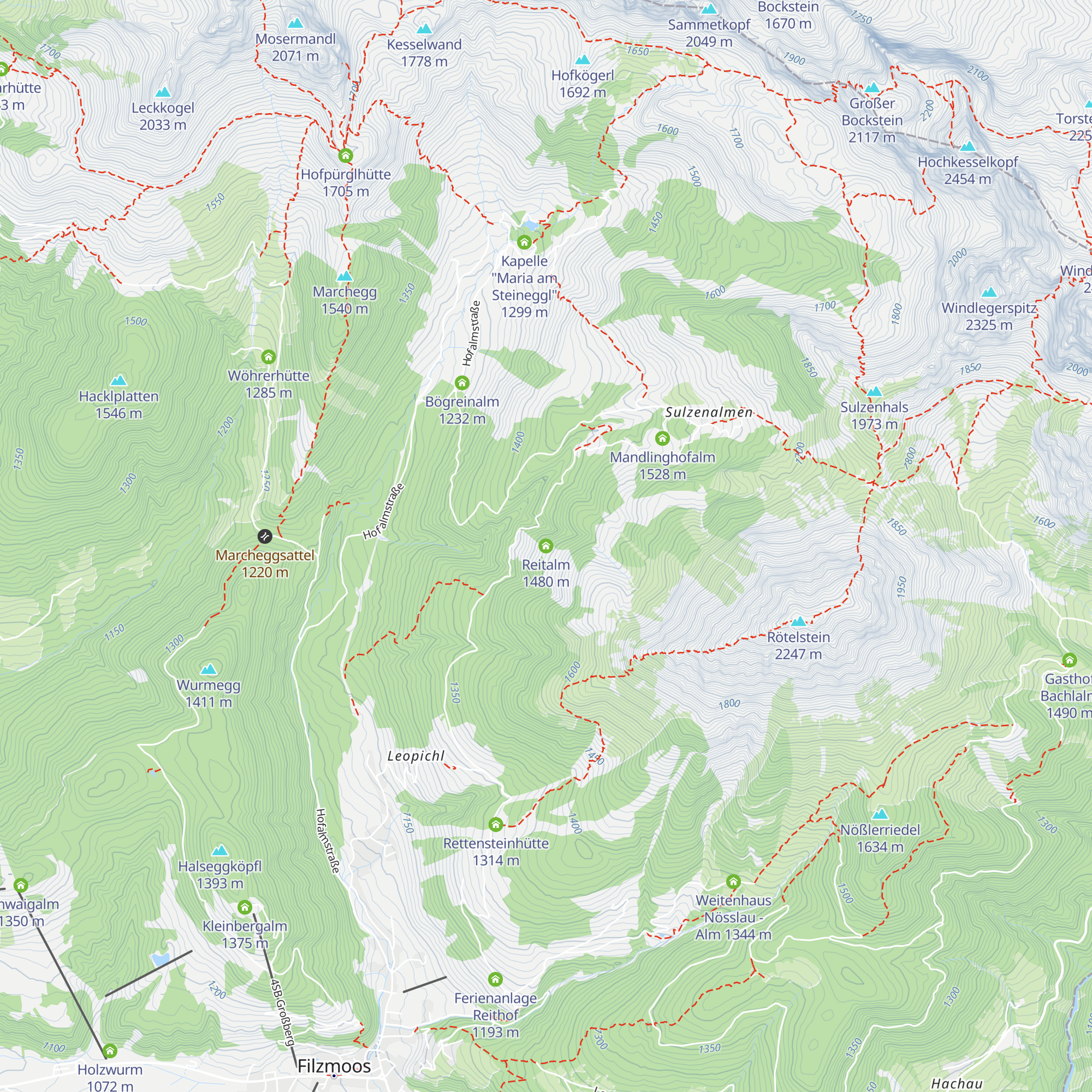 Reitalm map