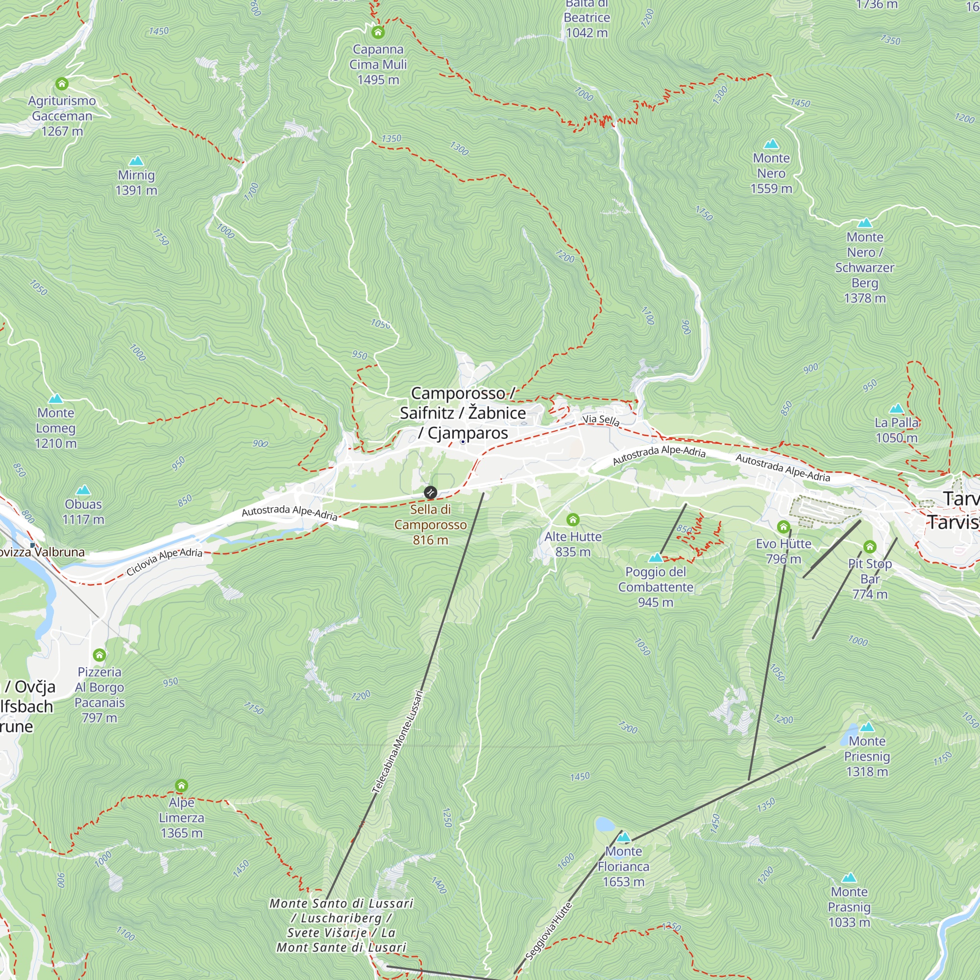 Schuss Bar map