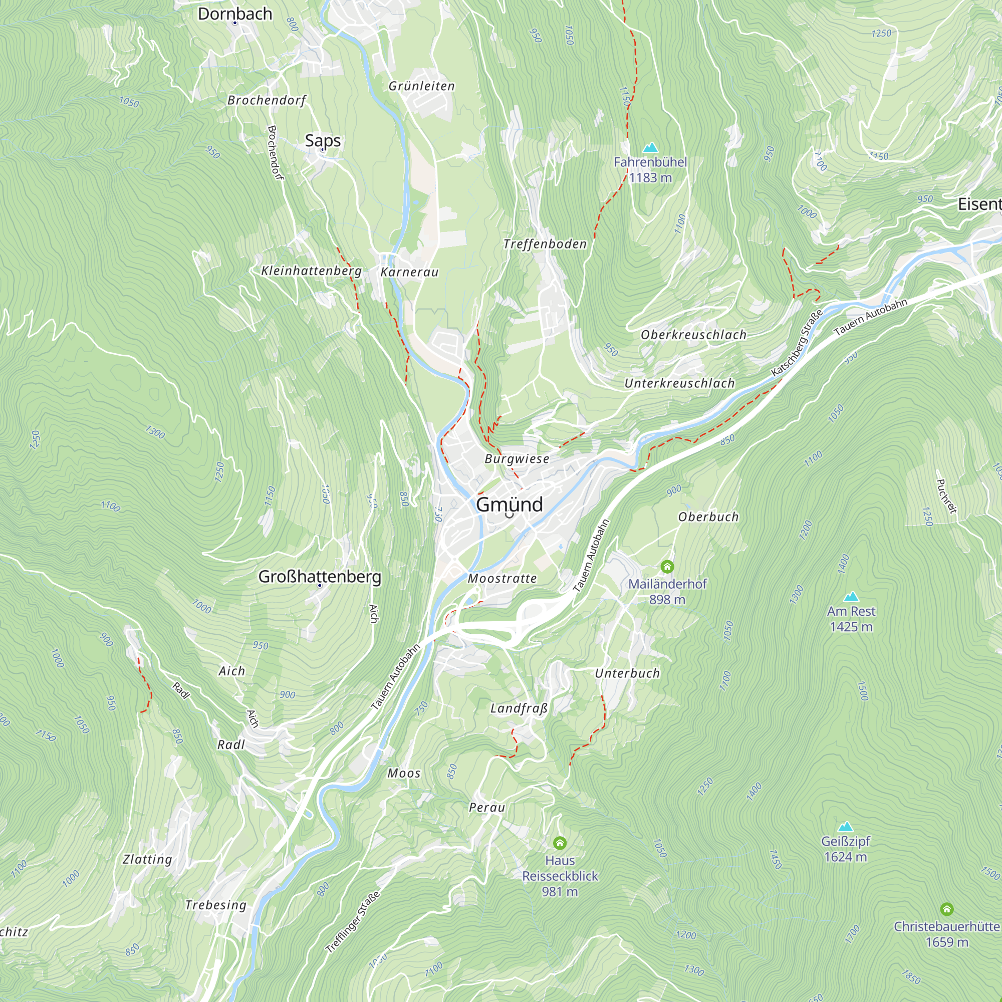 Gästeinformation map