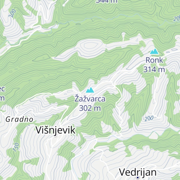 Map of Žažvarca